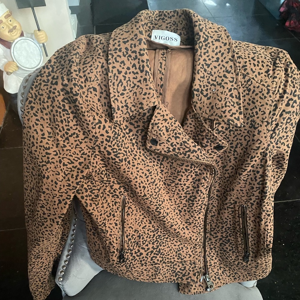 Vigoss pattern zip up jacket